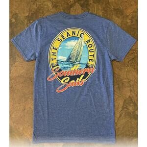 New Southern Sails "The Seanic Route" Graphic T-Shirt - Size Medium